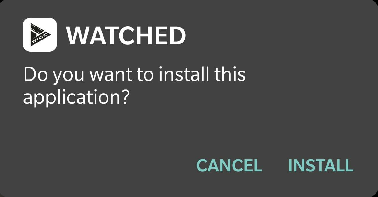 install watched apk