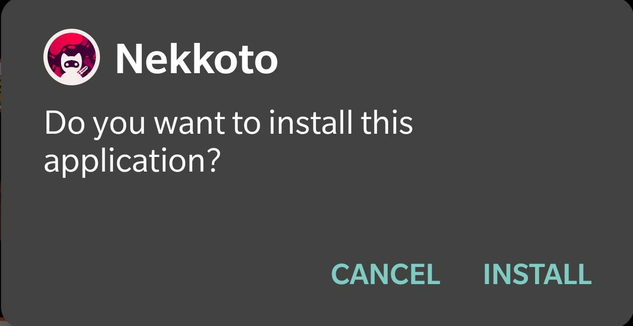 Install Nekkoto APK