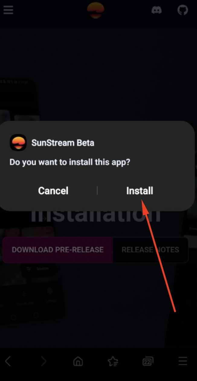 Install SunStream APK on Android Devices
